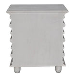 Ascona Side Table, White Wash-Noir Furniture-Blue Hand Home