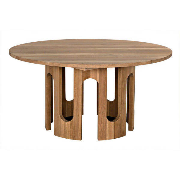 Kirill Table, White Oak-Noir Furniture-Blue Hand Home