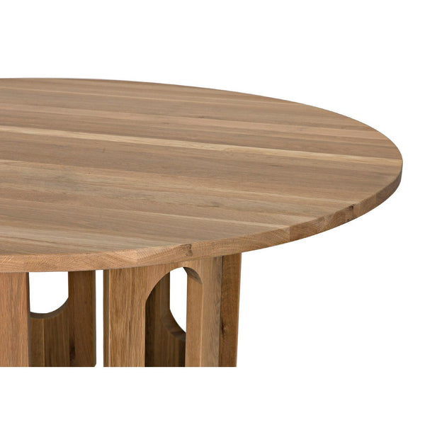 Kirill Table, White Oak-Noir Furniture-Blue Hand Home