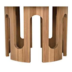 Kirill Table, White Oak-Noir Furniture-Blue Hand Home