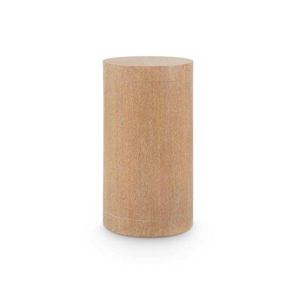 Harlan Side Cabinet, Almond-Blue Hand Home