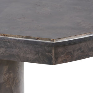 Harriet Dining Table / Arabica Burl-Blue Hand Home