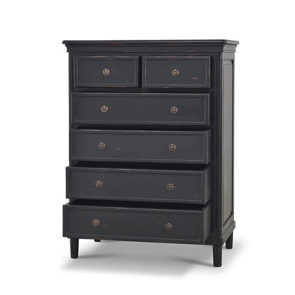 Hayward 6 Drawer Tall Boy-Blue Hand Home