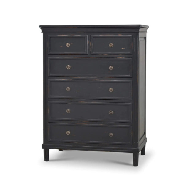 Hayward 6 Drawer Tall Boy-Blue Hand Home