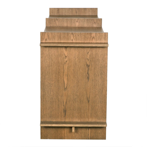 Hazel Sideboard, Oak Veneer-Blue Hand Home