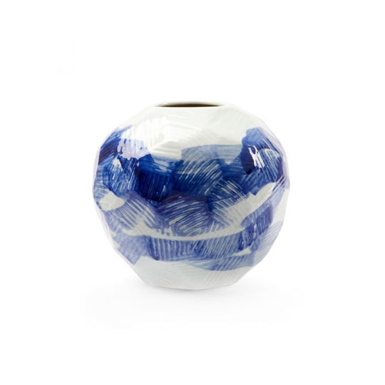 Hatch Vase / Blue and White