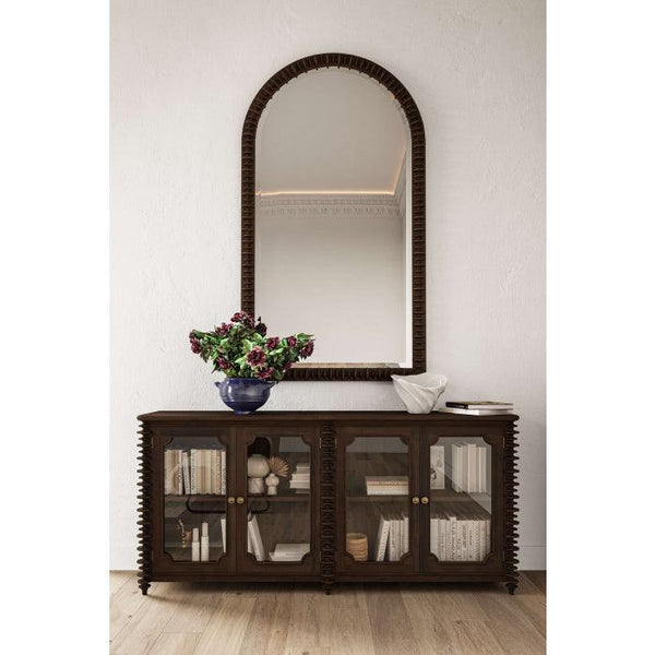 Milano Arch Floor Mirror-Blue Hand Home