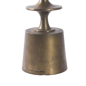 Harmon Small Accent Table, Antique Brass-Blue Hand Home