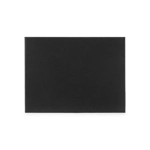 Hunter Desk Blotter in Black Leather with Stitched Edges