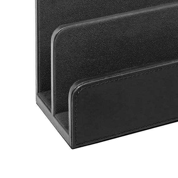 Hunter Letter Caddy, Black