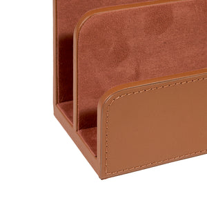 Hunter Letter Caddy-Blue Hand Home