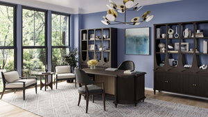 Vannes Round End Table-Blue Hand Home