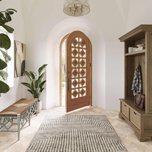 Homestead Hallstand w/ Rattan Baskets-Blue Hand Home