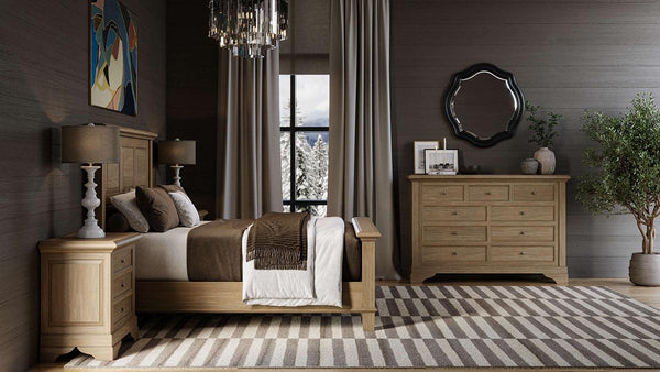 Huntley Bed King-Blue Hand Home