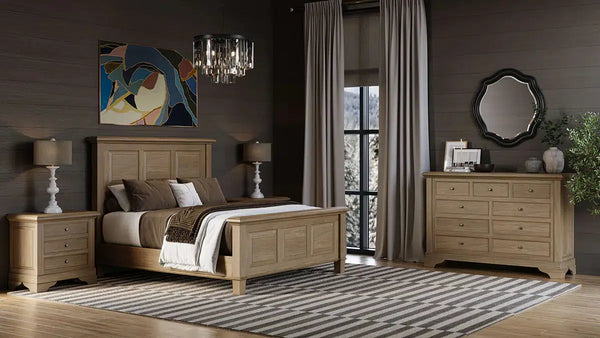 Huntley Bed King-Blue Hand Home