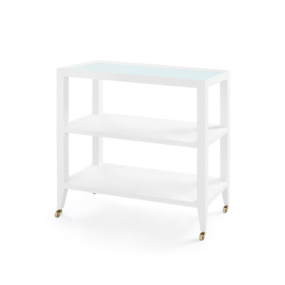 Villa & House Isadora Console Table with Glass Top-Blue Hand Home