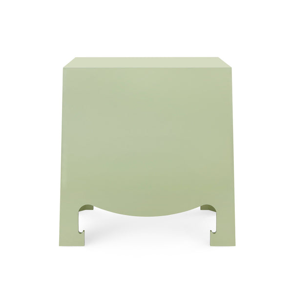 Jacqui 3-Drawer Side Table, Heritage Spring Green-Blue Hand Home