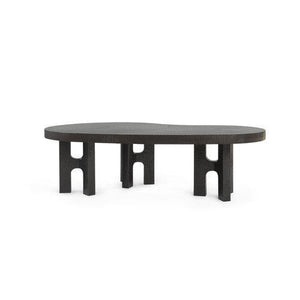 Jacob Coffee Table, Antique Brass-Blue Hand Home