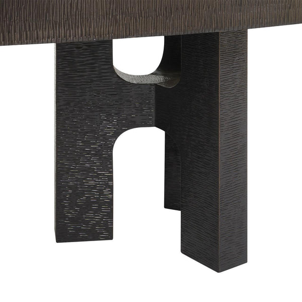 Jacob Coffee Table, Dark Bronze-Blue Hand Home
