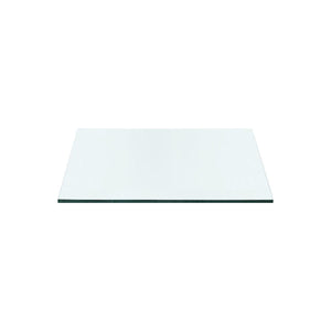 Jacqui 3-Drawer Side Table Glass Top, Clear-Blue Hand Home