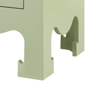 Jacqui 3-Drawer Side Table, Heritage Spring Green-Blue Hand Home