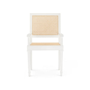 Jansen Arm Chair / Eggshell White-Villa & House-Blue Hand Home