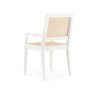 Jansen Arm Chair / Eggshell White-Villa & House-Blue Hand Home