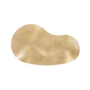 Jacob Coffee Table, Antique Brass-Blue Hand Home