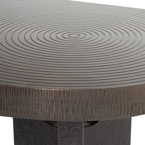 Jacob Coffee Table, Dark Bronze-Blue Hand Home