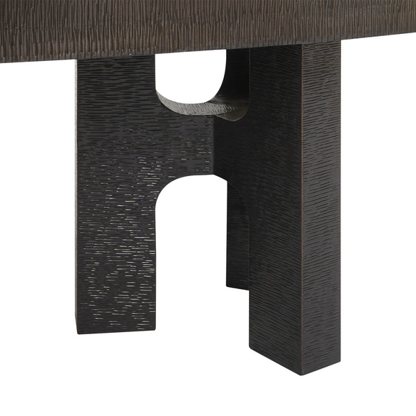 Jacob Coffee Table, Dark Bronze-Blue Hand Home