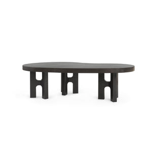Jacob Coffee Table, Dark Bronze-Blue Hand Home