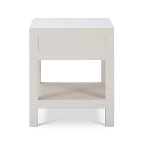 Kagu 1 Drawer Nightstand w/ Raffia-Blue Hand Home