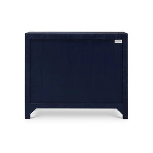 Kagu 3 Drawer Dresser w/ Raffia-Blue Hand Home