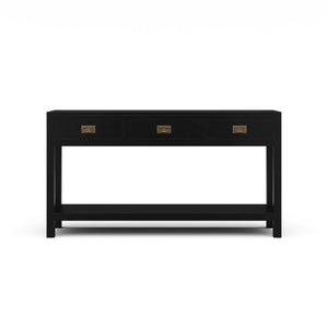 Kagu 3 Drawer Narrow Console-Blue Hand Home