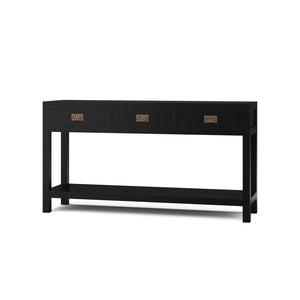 Kagu 3 Drawer Narrow Console-Blue Hand Home