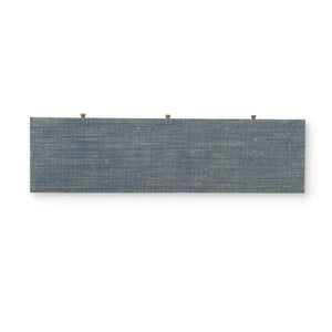 Kagu Console Table w/ Raffia-Blue Hand Home