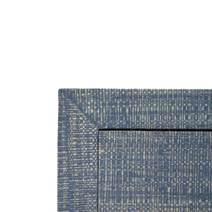Kagu Console Table w/ Raffia-Blue Hand Home