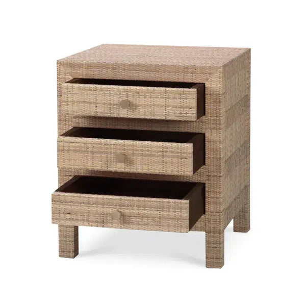 Kagu End Table w/ Rattan-Blue Hand Home