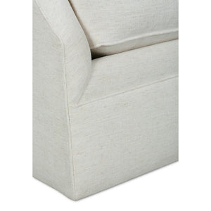 Kara Express Swivel Glider Chair in Nomad Snow-Blue Hand Home