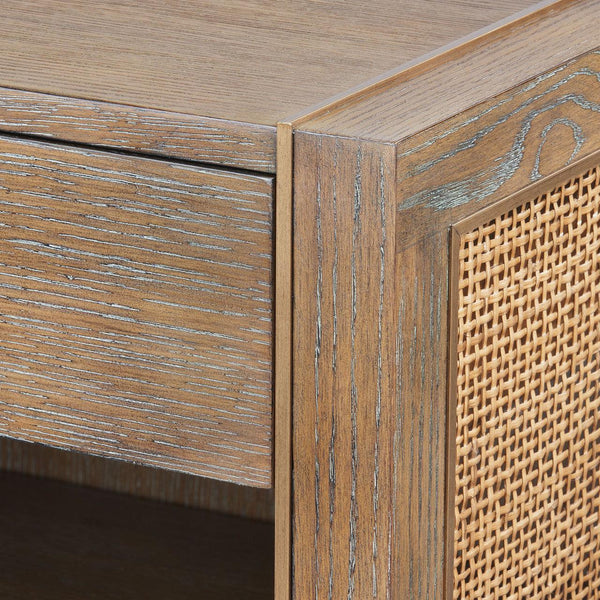 Karen 1-Drawer End Table-Blue Hand Home
