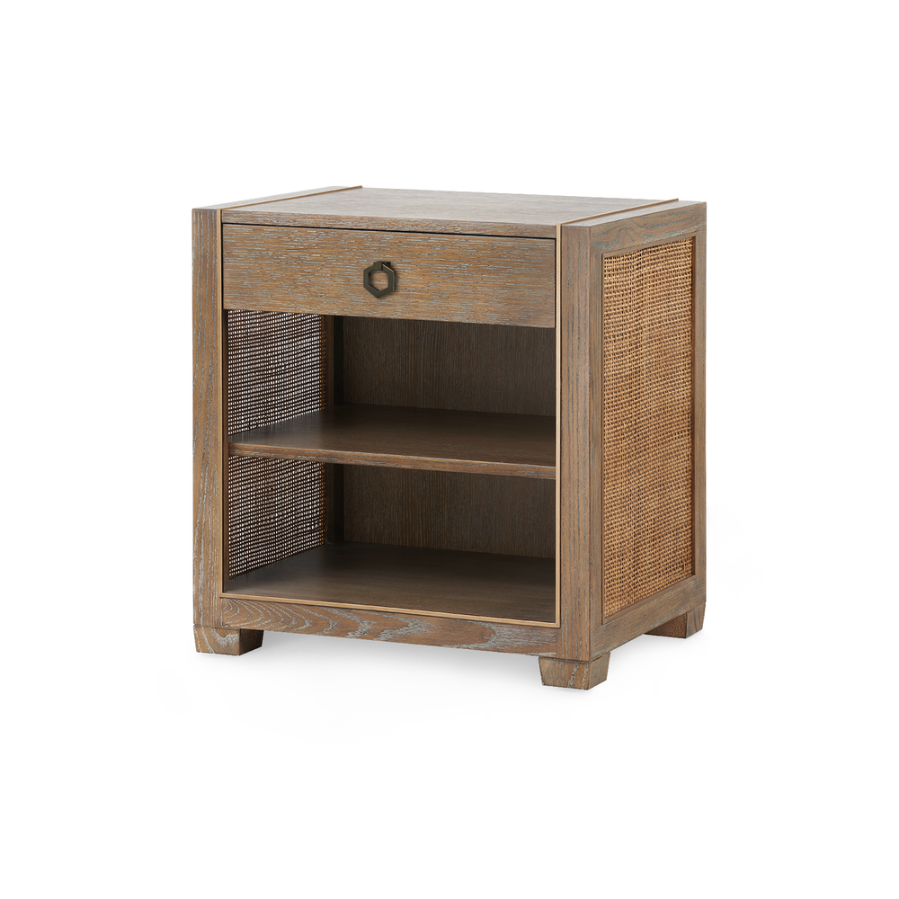Karen 1-Drawer End Table-Blue Hand Home