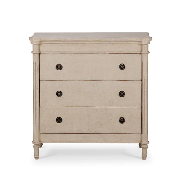 Kelly 3 Drawer Bedside Cabinet-Blue Hand Home