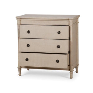 Kelly 3 Drawer Bedside Cabinet-Blue Hand Home