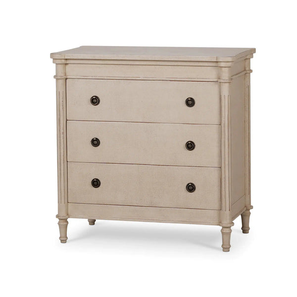 Kelly 3 Drawer Bedside Cabinet-Blue Hand Home