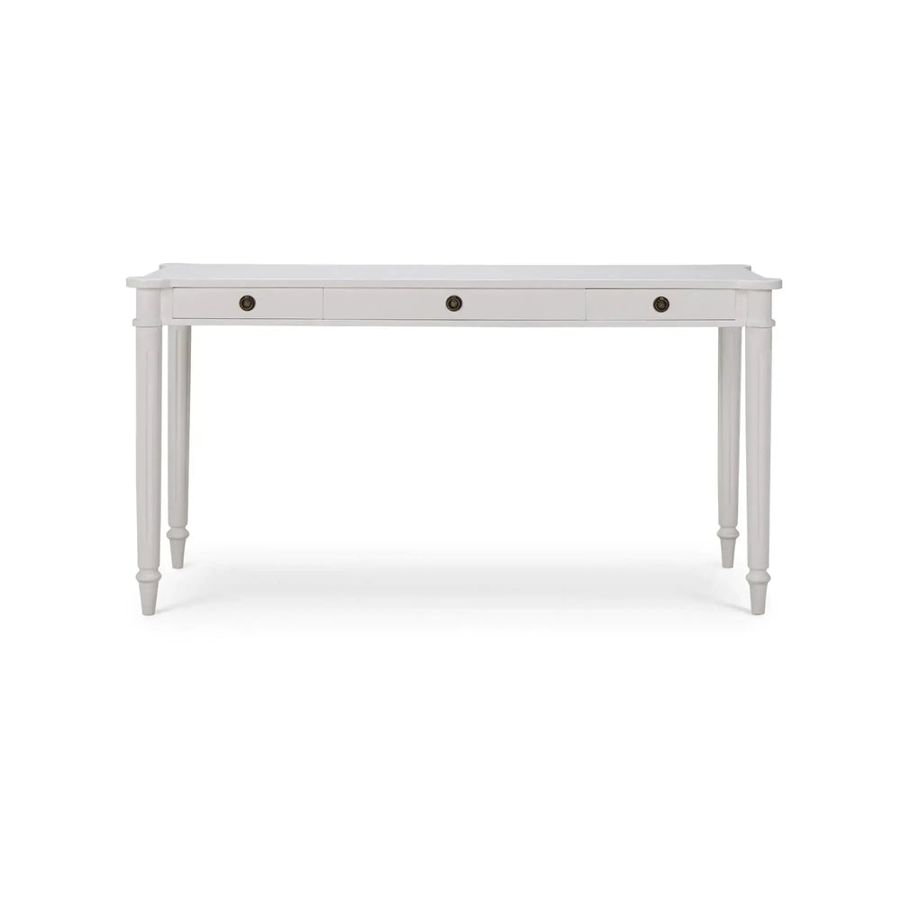 Kelly 3 Drawer Desk-Blue Hand Home