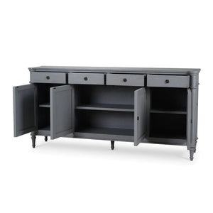 Kelly 4 Door 4 Drawer Buffet-Blue Hand Home