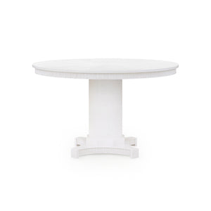 Kinsley 48" Dining Table, Glazed Whisper White
