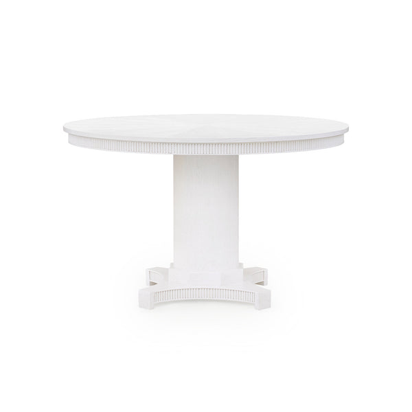 Kinsley 48" Dining Table, Glazed Whisper White
