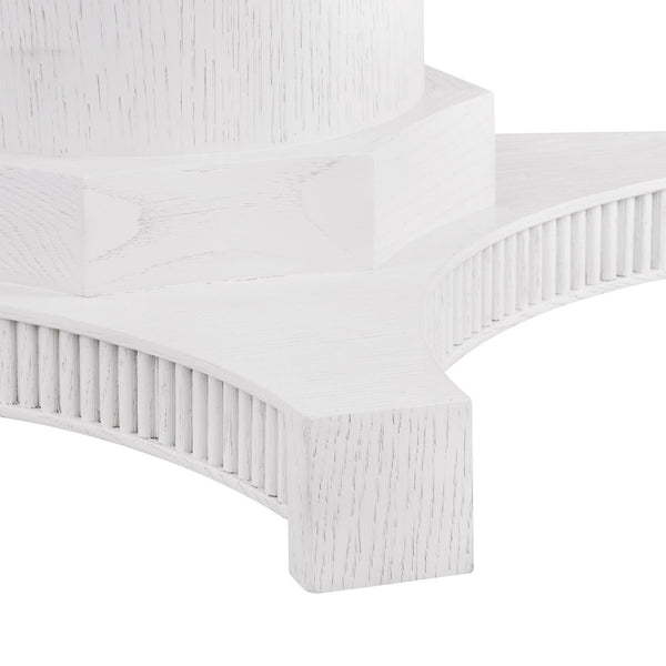 Kinsley 48" Dining Table, Glazed Whisper White
