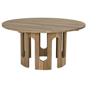 Kirill Table, White Oak-Noir Furniture-Blue Hand Home